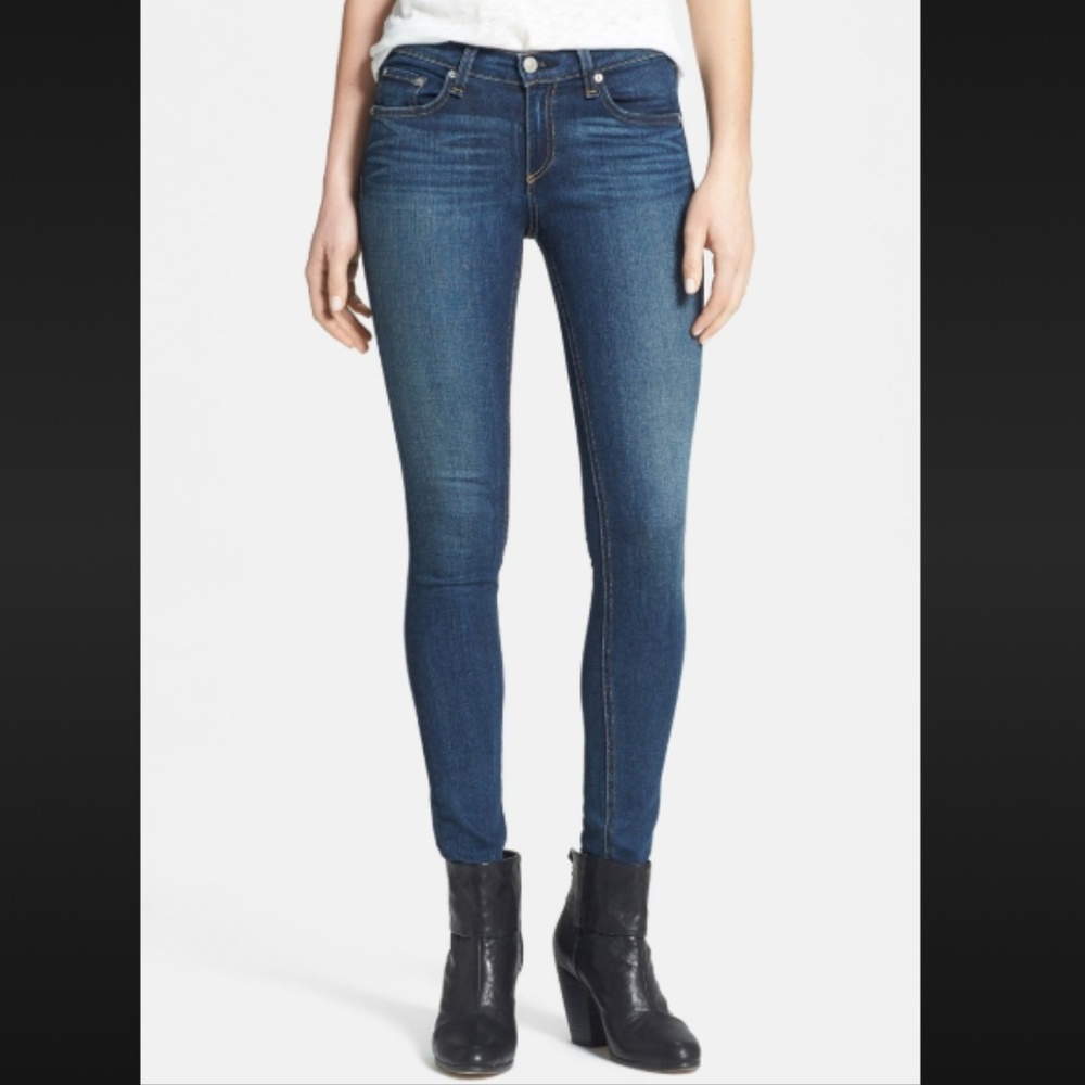 Rag & Bone Skinny Denim Jeans 27 Woodford Dark